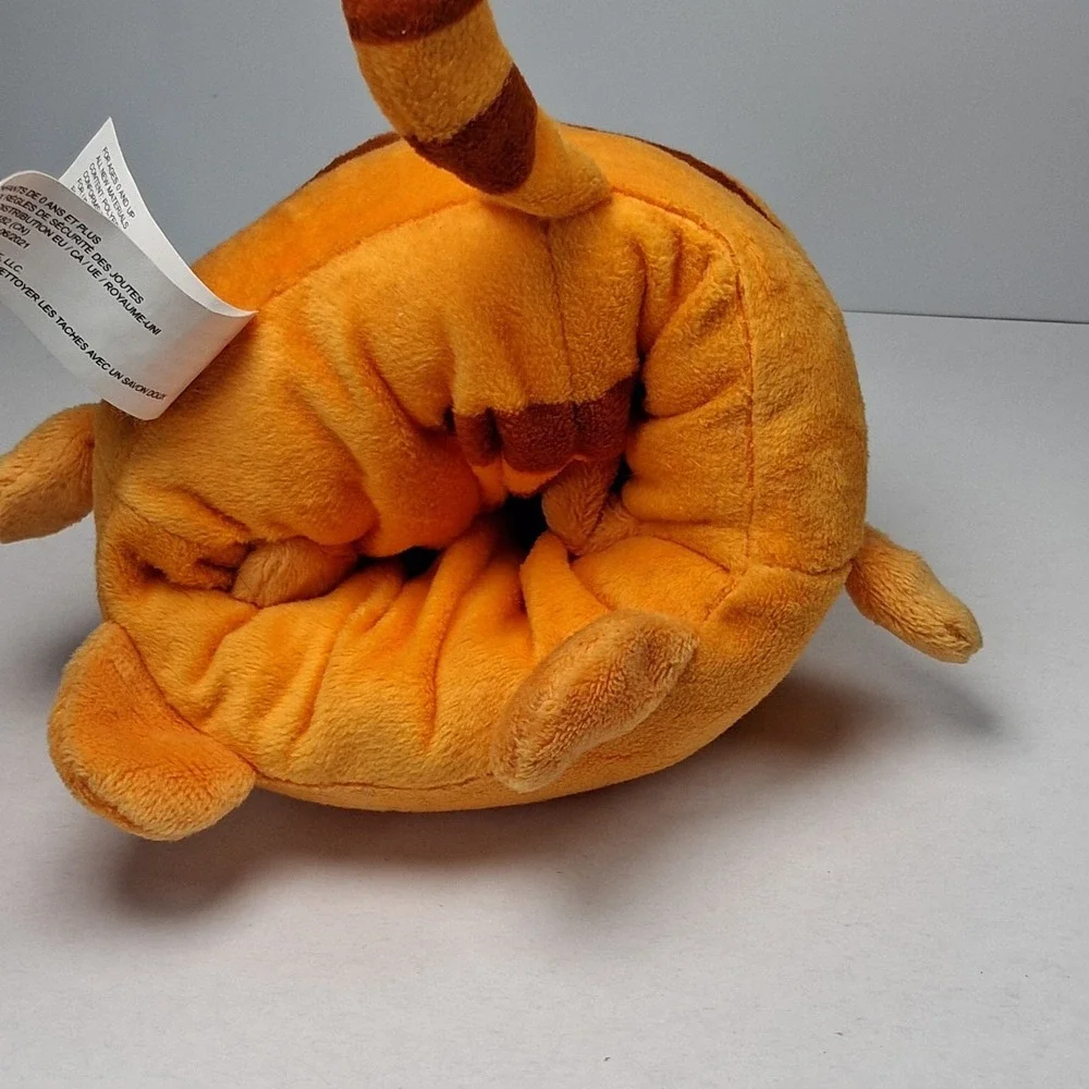 TeeTurtle Original Reversible Cat Plush - Orange Tabby - Happy & Angry